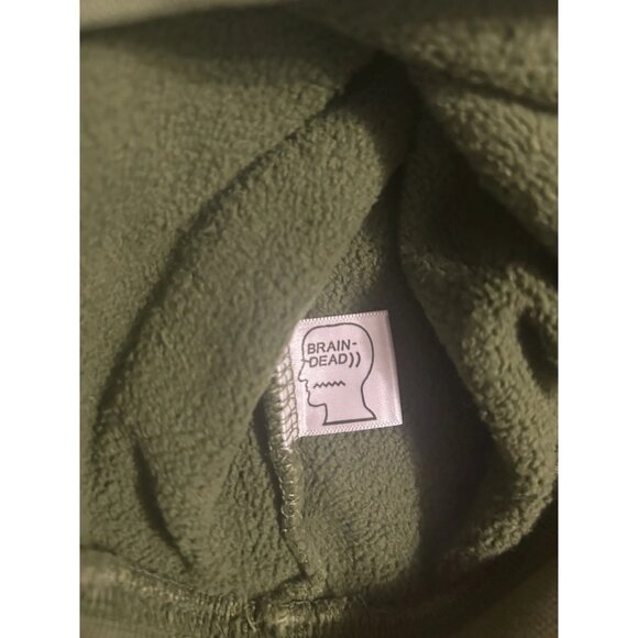 NWT Brain Dead x Them Blade Enforcer Sweatshirt, Green, Size: Medium - Picture 7 of 8